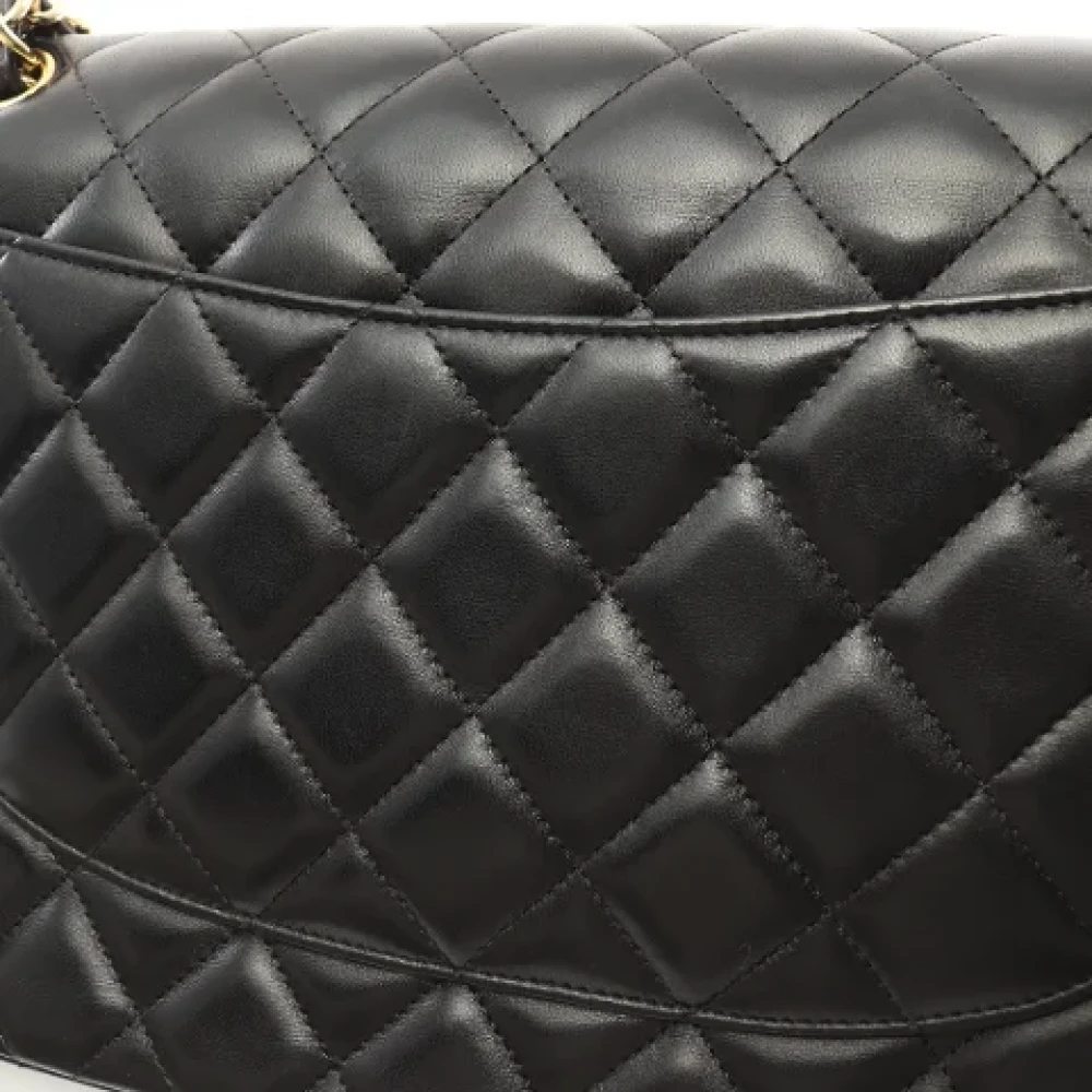 Chanel Vintage Pre-owned Leather shoulder-bags Black Dames