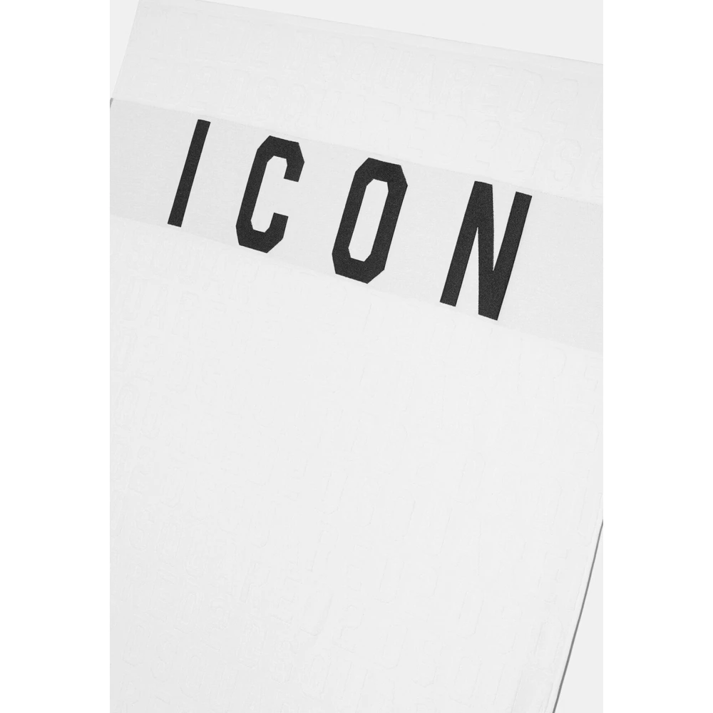 Dsquared2 Icon Handdoek voor Mannen White Heren