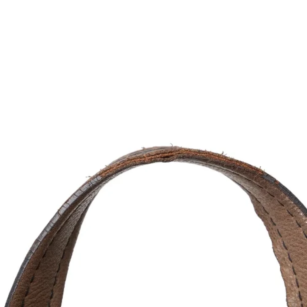 Loewe Pre-owned Leather handbags Brown Dames