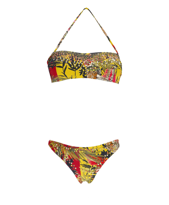 ensemble-bikini-bandeau-multicolore