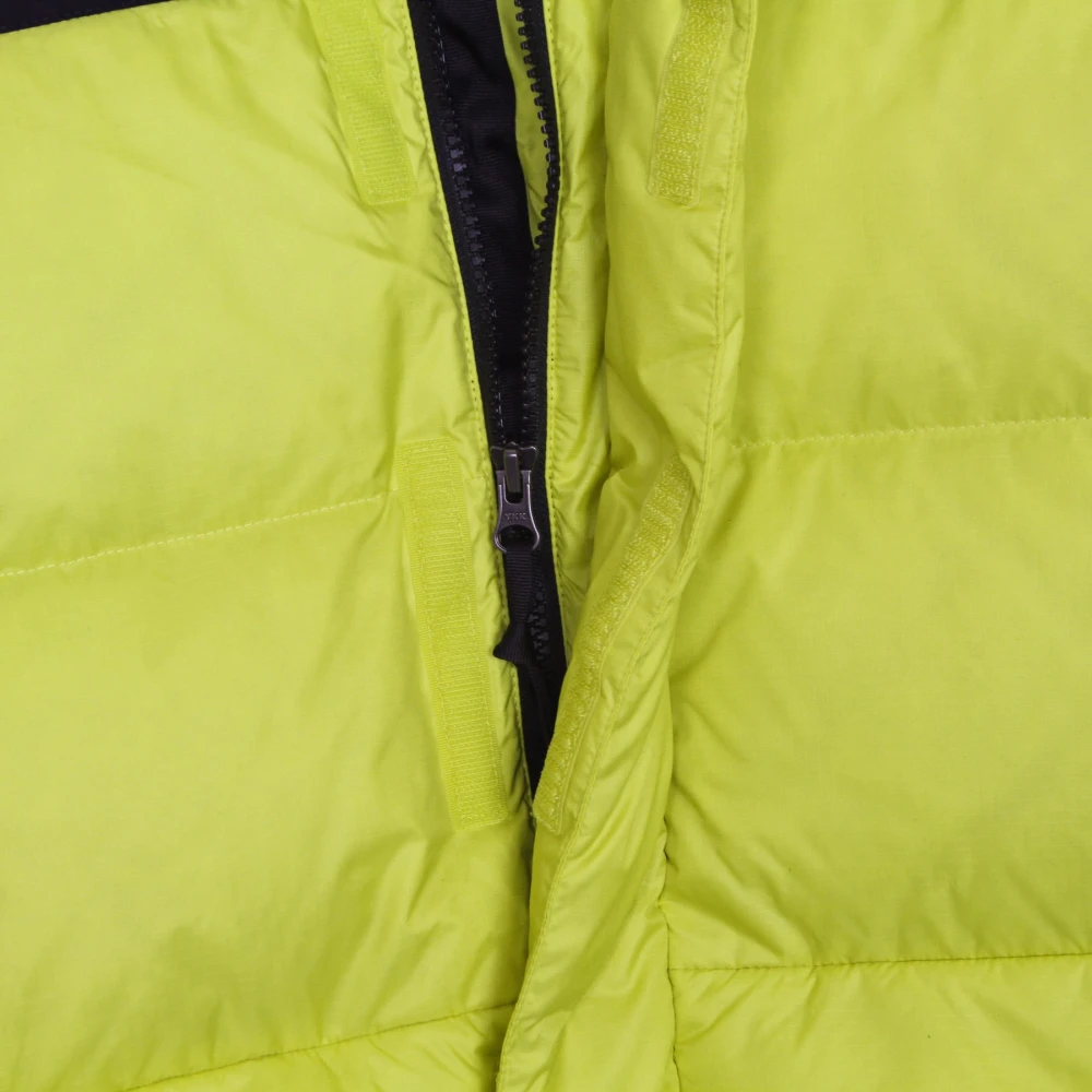 The North Face Gele Dons Parka Streetwear Stijl Yellow Heren