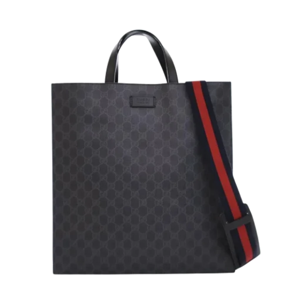 Gucci Vintage Pre-owned Coated canvas gucci-bags Black Dames