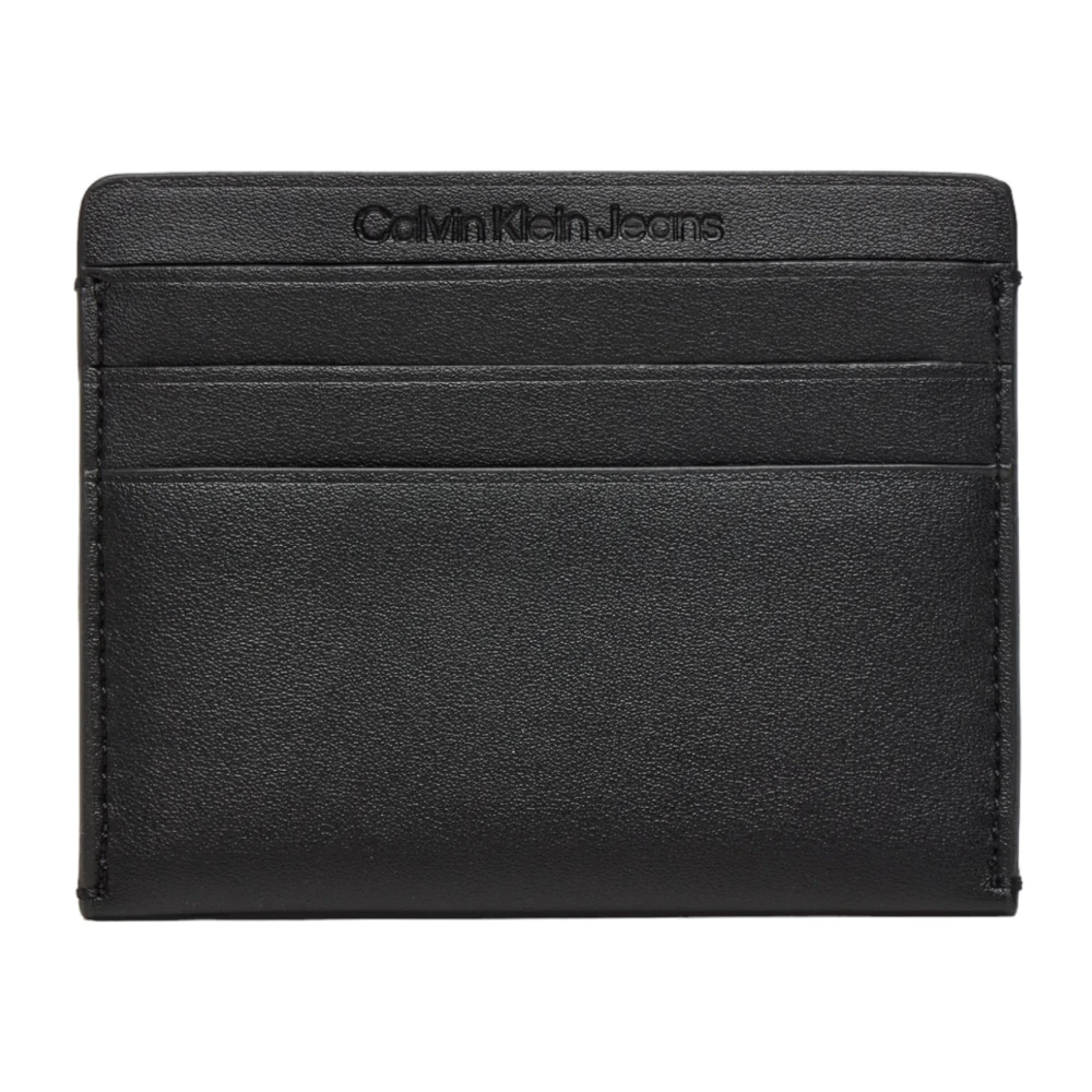 Calvin Klein Jeans Gevormde Kaarthouder 6CC Deboss Black Dames