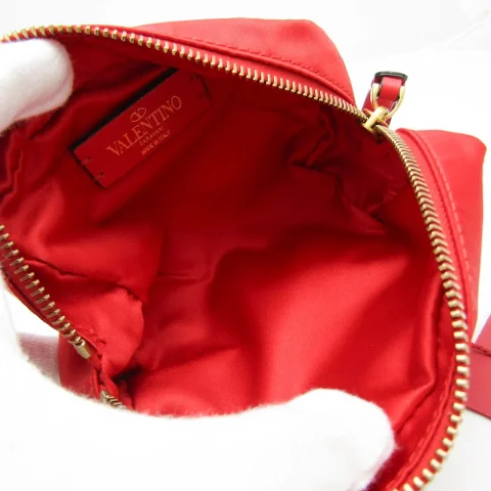 Valentino Vintage Pre-owned Fabric clutches Red Dames