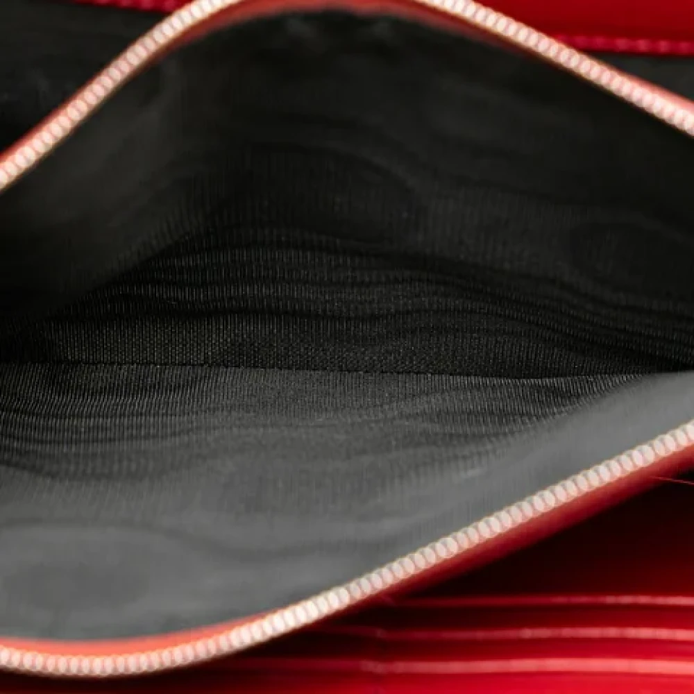 Gucci Vintage Pre-owned Canvas wallets Black Dames