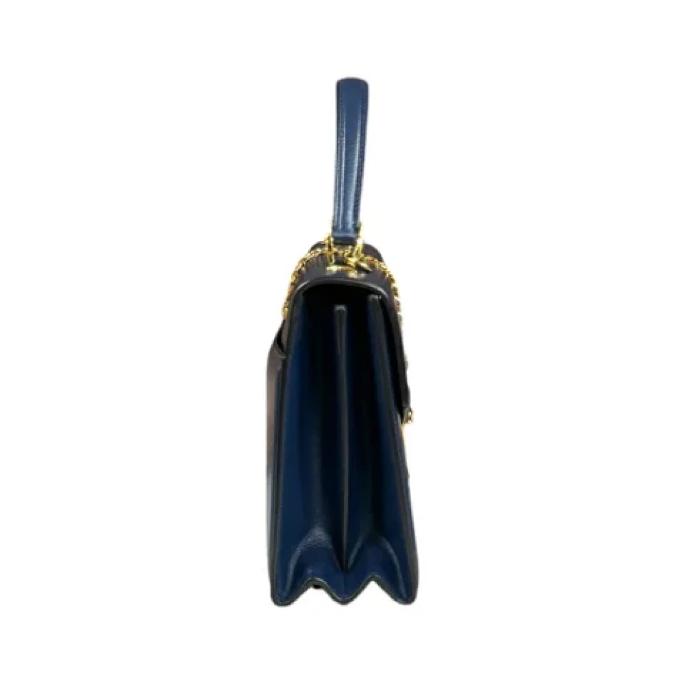 Gucci Vintage Pre-owned Leather gucci-bags Blue Dames