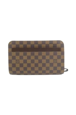 Pre-owned Damier Canvas Clutch