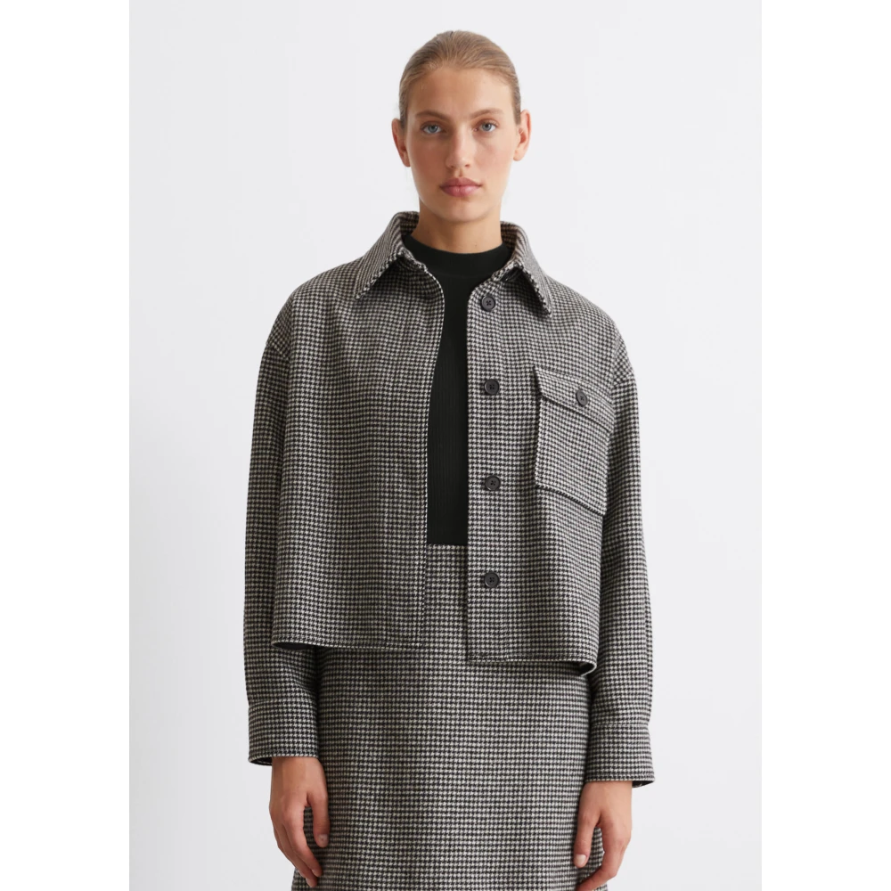 Marc O'Polo Overshirt boxy vorm Black Dames