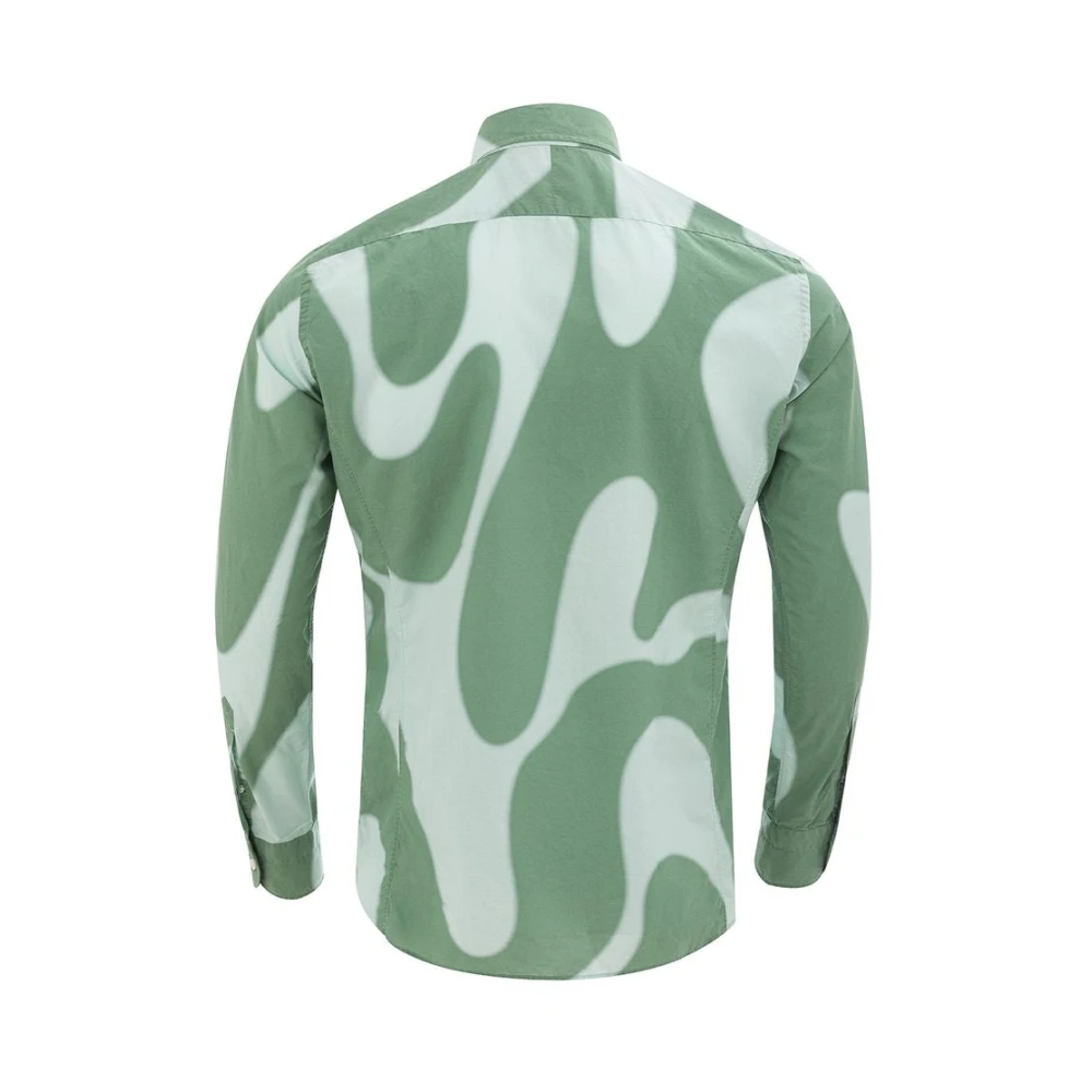Tom Ford Elegante groene katoenen overhemd heren Green Heren