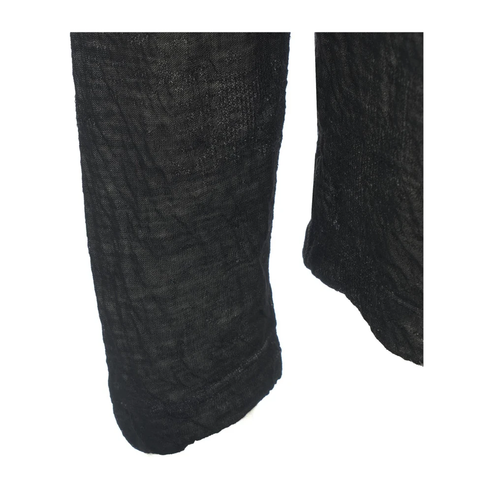 Transit Zwarte Gebreide Trui Aw24 Black Heren