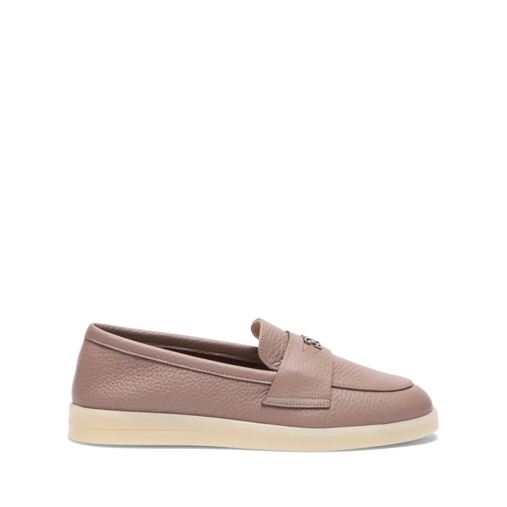Casadei Women's Beige Passage Loafer - Loafers - 3 Uk - Shoes