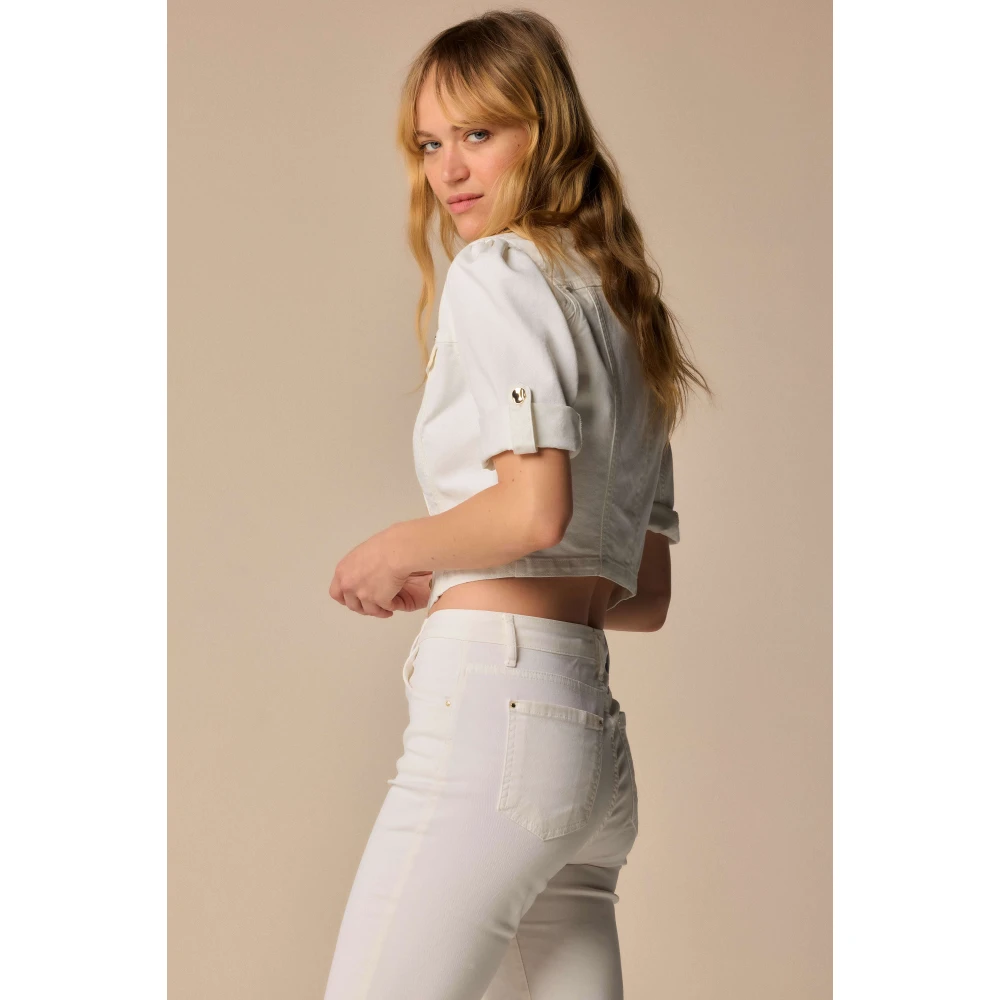 Kocca Stijlvolle Denim Jassen voor jou White Dames