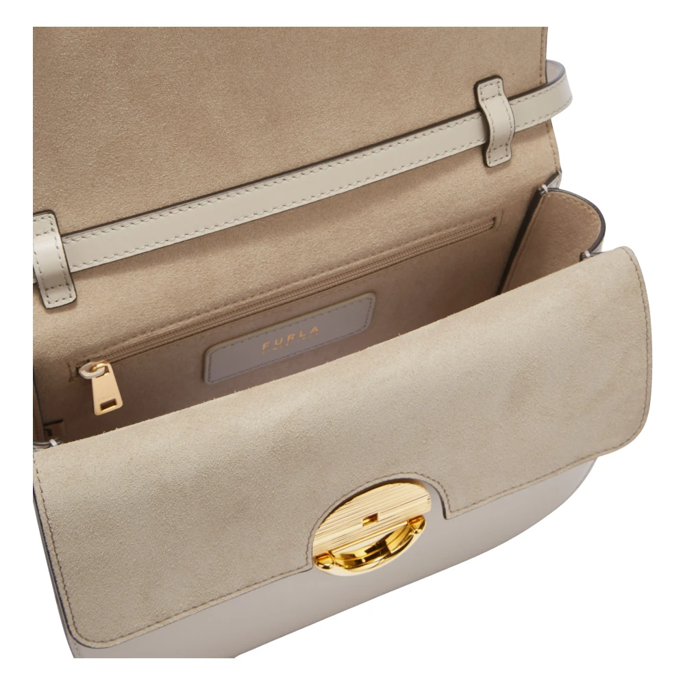 Furla Sfera Crossbody S Beige Dames