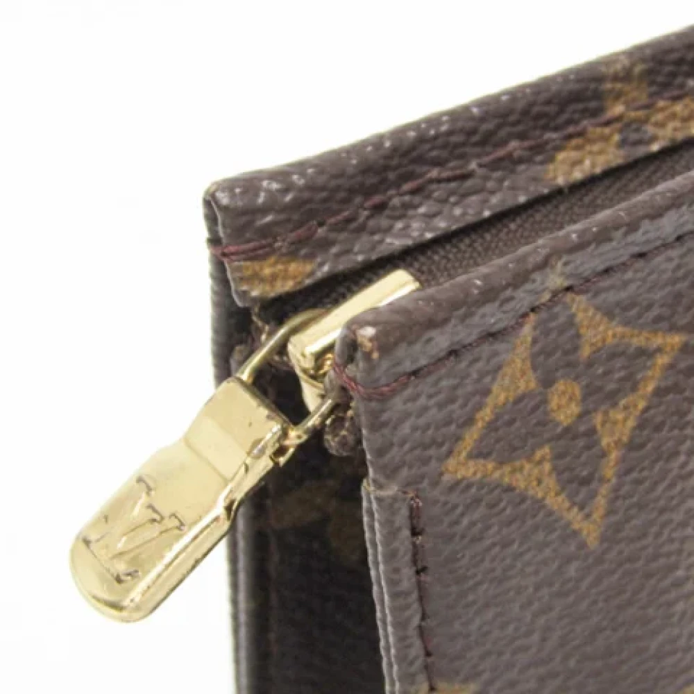 Louis Vuitton Vintage Pre-owned Canvas clutches Brown Dames