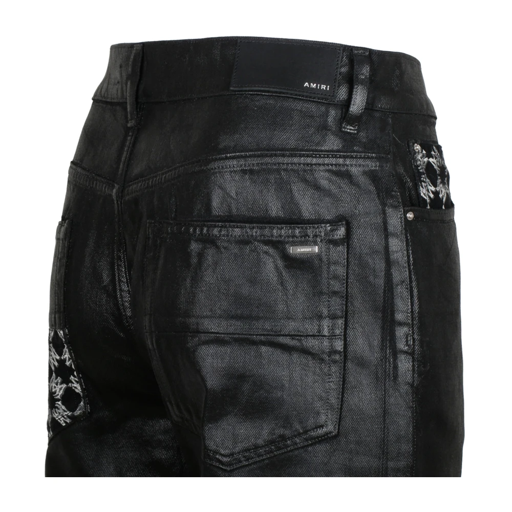 Amiri Black Wax MX1 Jeans Black Heren