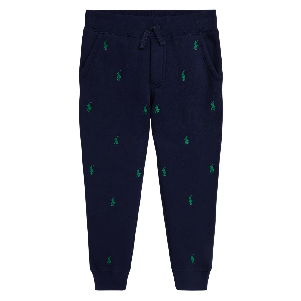 Ralph Lauren Men's Blue Logo Joggers