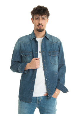chemise-en-denim-robuste-et-ajustee