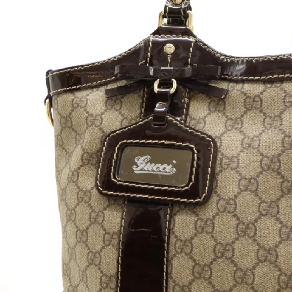 Gucci Vintage Pre-owned Leather totes Brown Dames