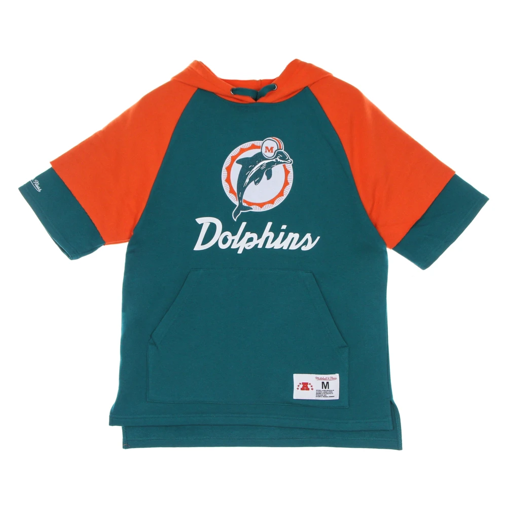 Mitchell & Ness Men's Blue Hoodies, Xl, Miami Dolphins Nfl Hoodie