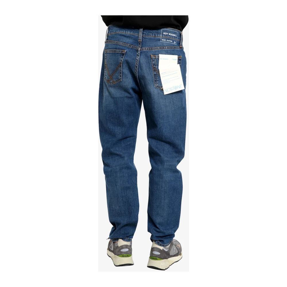 Roy Roger's Denim Wortel Fit Jeans Blue Heren