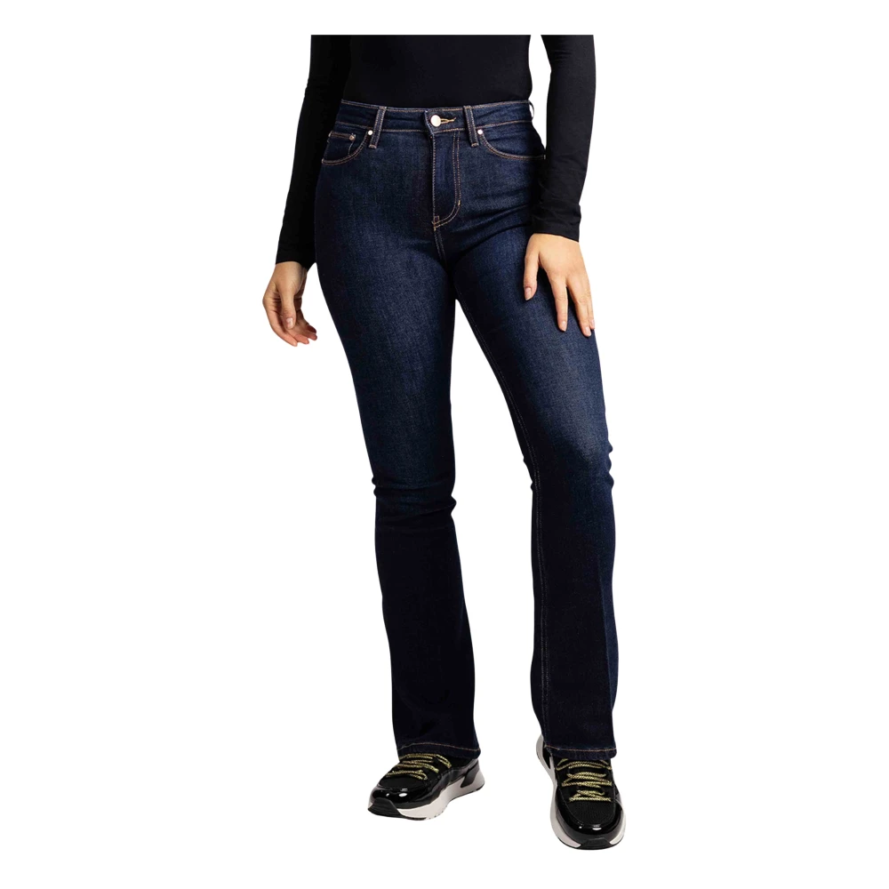 Guess Flare Jeans Dames Donkerblauw Blue Dames