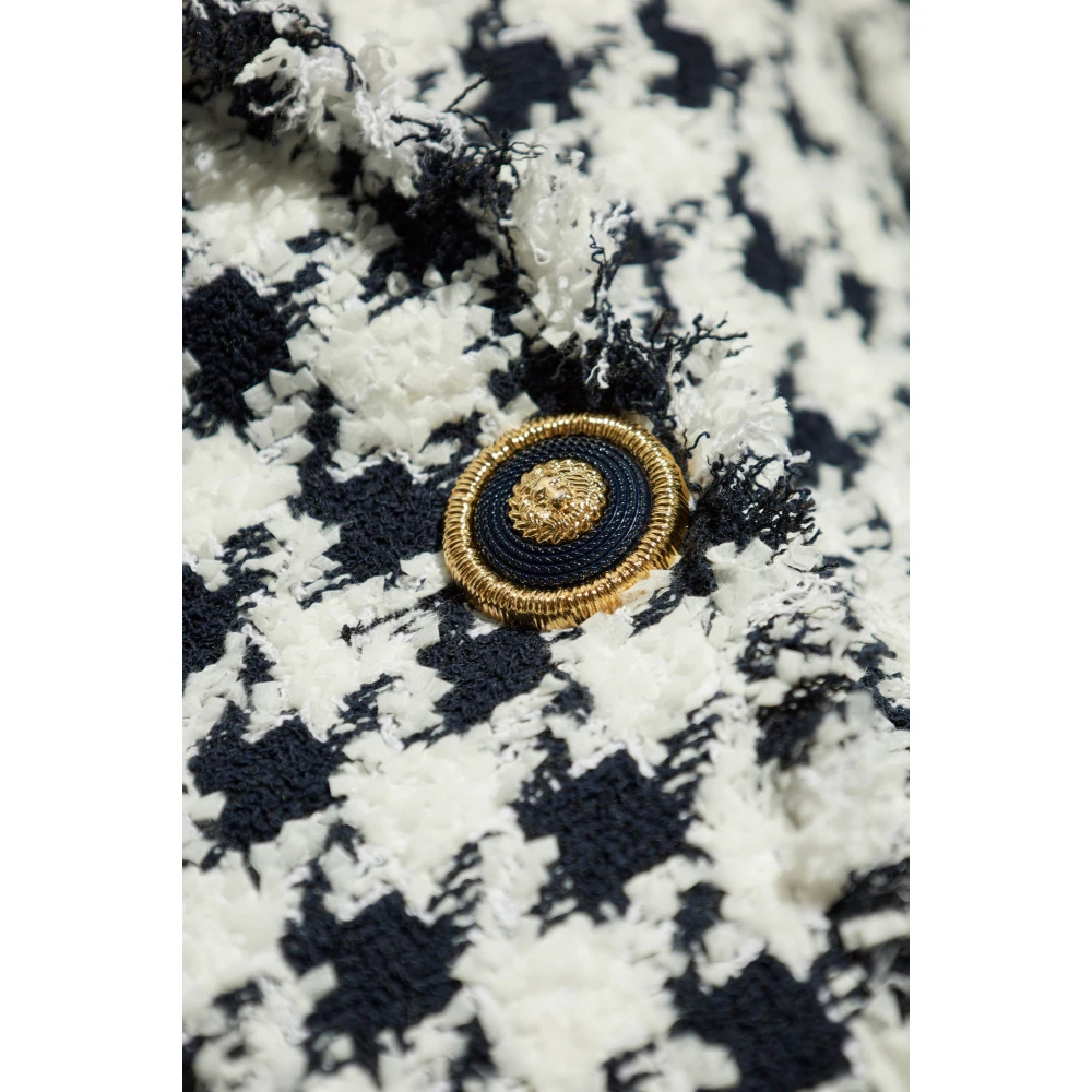 Balmain Tweed Blazer White Dames