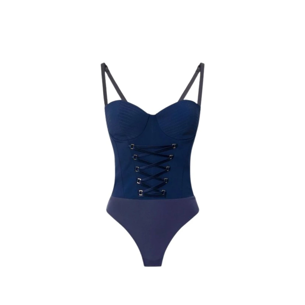 Elisabetta Franchi Women's Blue Sleeveless Tops