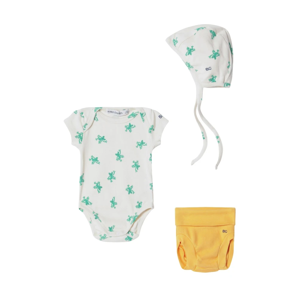 Bobo Choses , Kids Sets, Unisex, Multicolor, 6 Y | 116 Cm, Hopping Frog All Over Gift Set