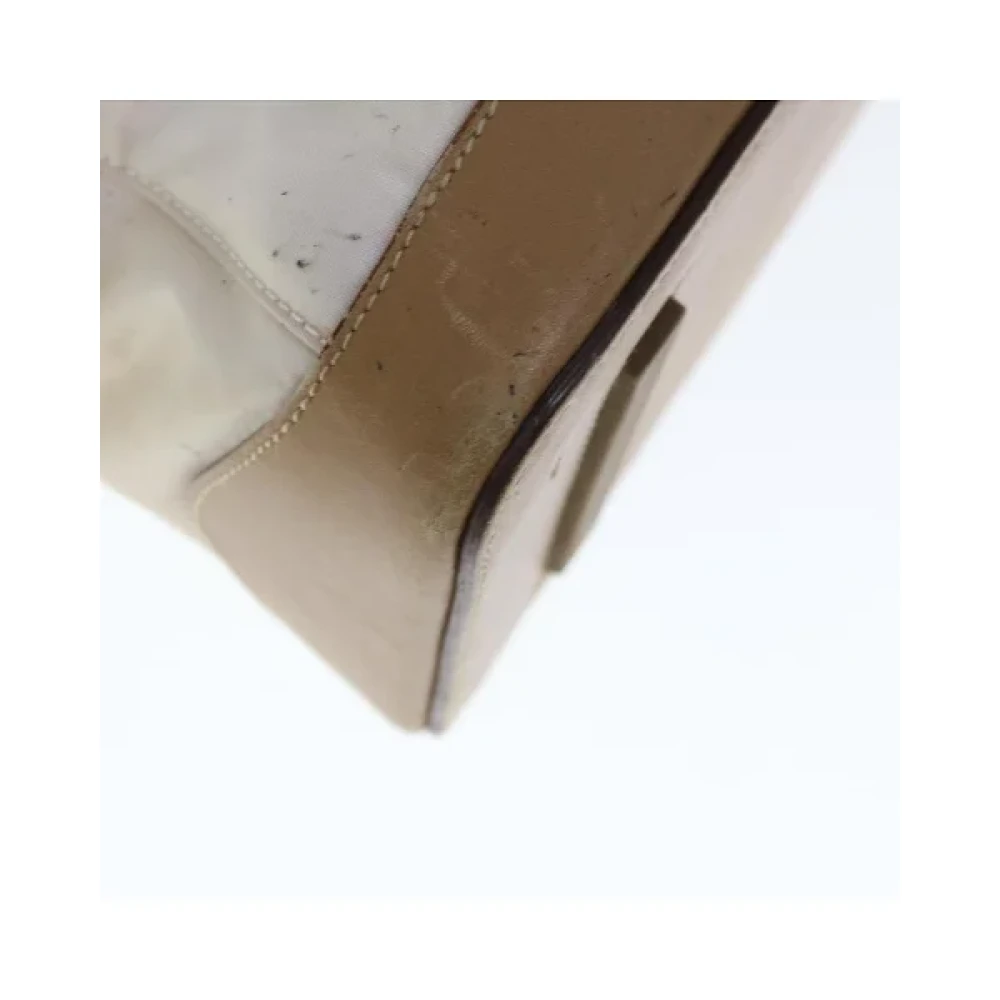 Prada Vintage Pre-owned Nylon prada-bags Beige Dames