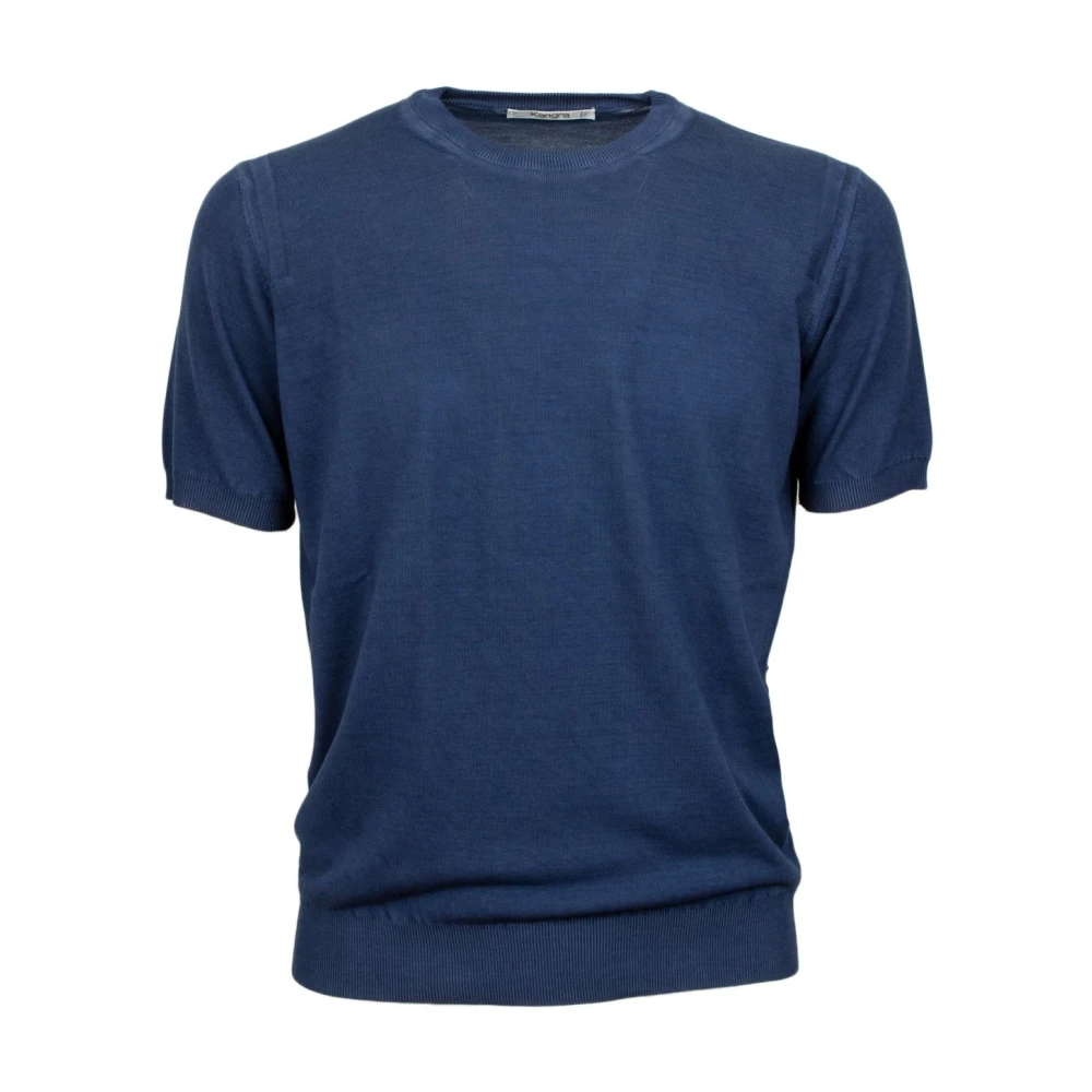 Kangra Casual T-shirt Blue Heren