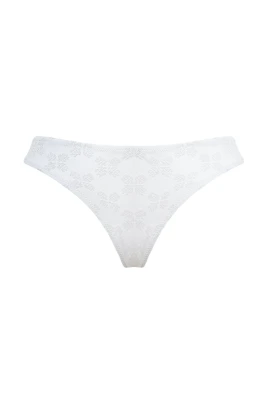 Midi Brief Bikini Bottom Turtle Monogram Jacquard