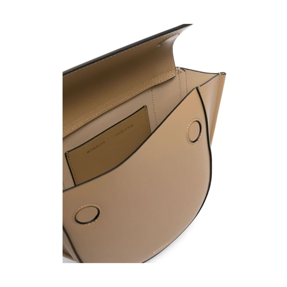 Wandler Beige Kalfsleren Schoudertas Beige Dames