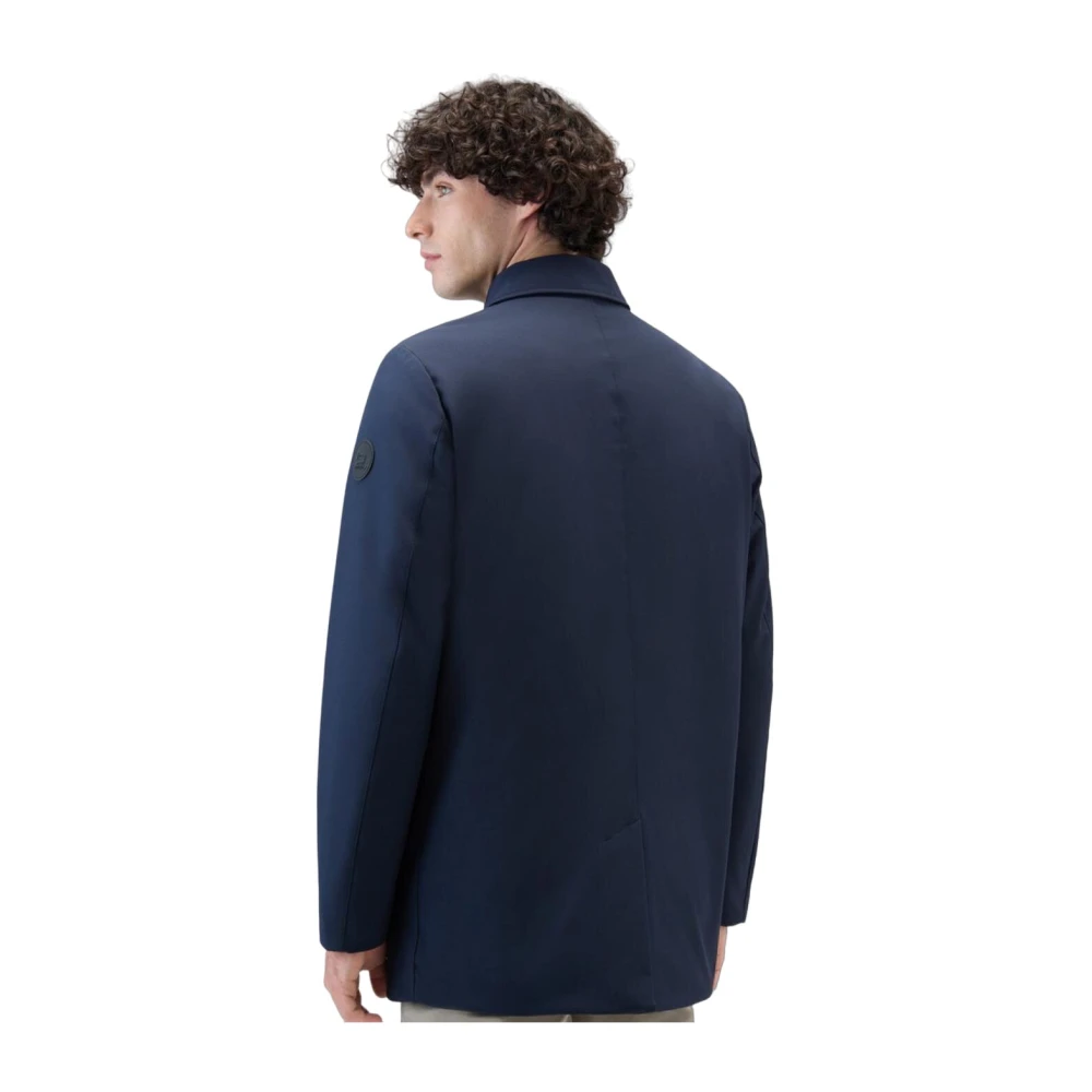 Woolrich Polyester Jassen en Parka's Blue Heren