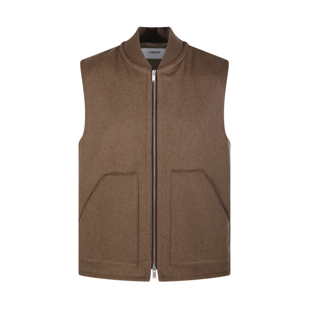Lardini - Jackets > Vests - Brown - Lardini - Modalova