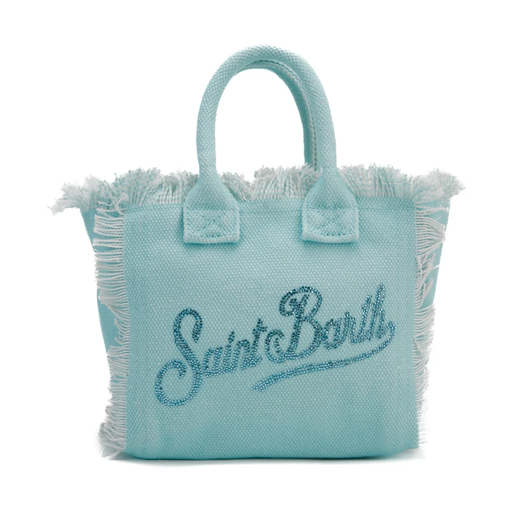 Klar Blå Lerret Mini Shopper Bag