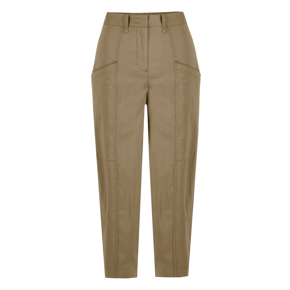 Bomboogie Donna Beige - Balloon Fit Cargo Pants - Trousers - L