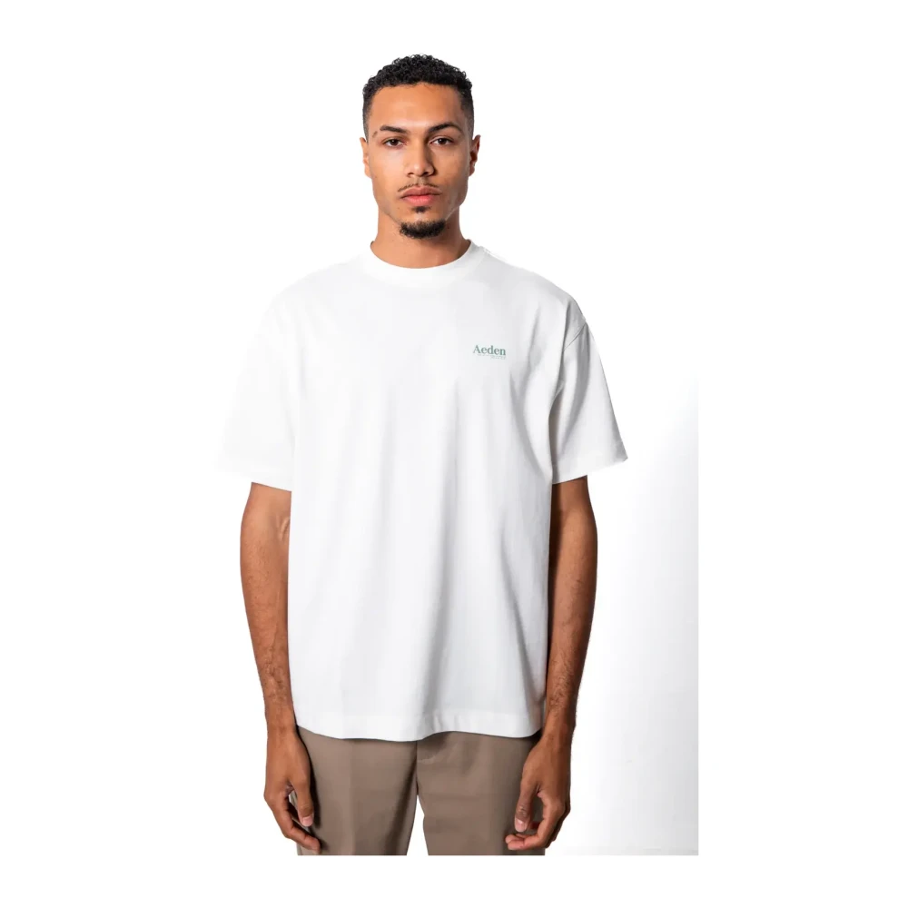 Aeden Legend Tee Off White Shirt Beige Heren