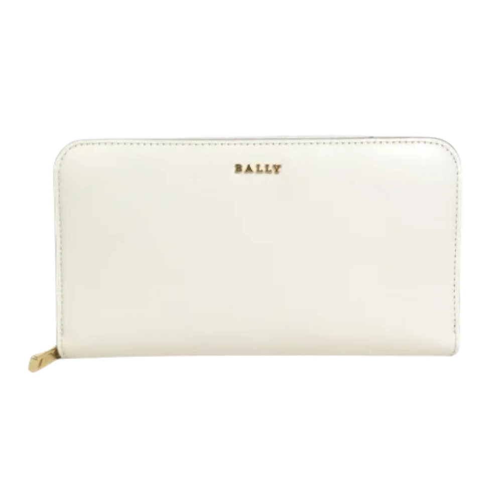 Bally Pre-owned Leather wallets White Dames