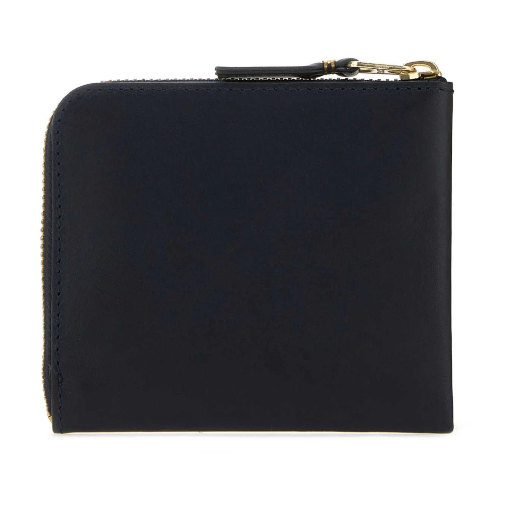 Comme des Garçons Midnight Blue Leather Wallet Blue Heren