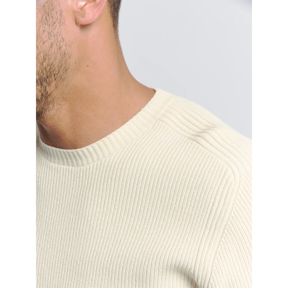 No Excess Chenille Crewneck Pullover Sweater Gray Heren