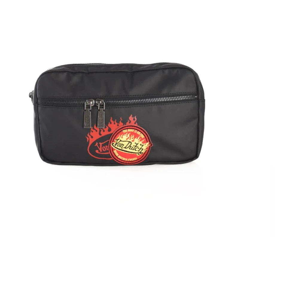 Von Dutch Karma Heuptas Zwart Leer Black Heren