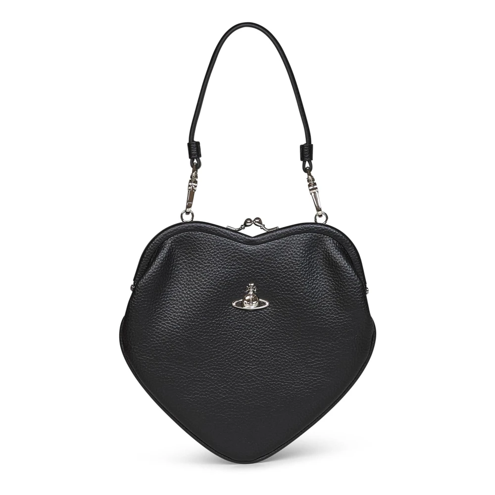 Vivienne Westwood Women's Black Belle Heart Frame Purse - Woman Clutch Bags One Size - Image 6
