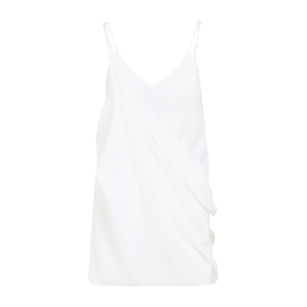Mm6 Maison Margiela Women's White Silk Dress