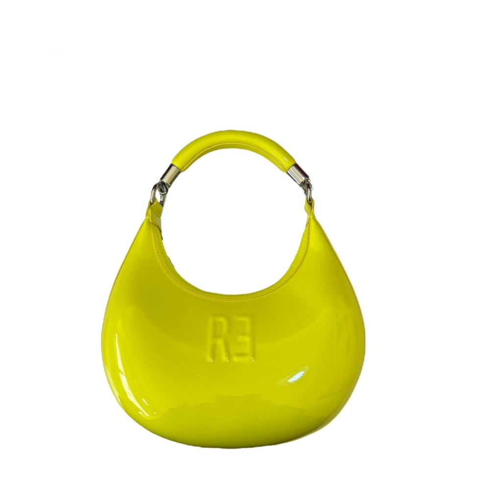 Rebelle Gele Patent Eco-lederen Schoudertas Yellow Dames