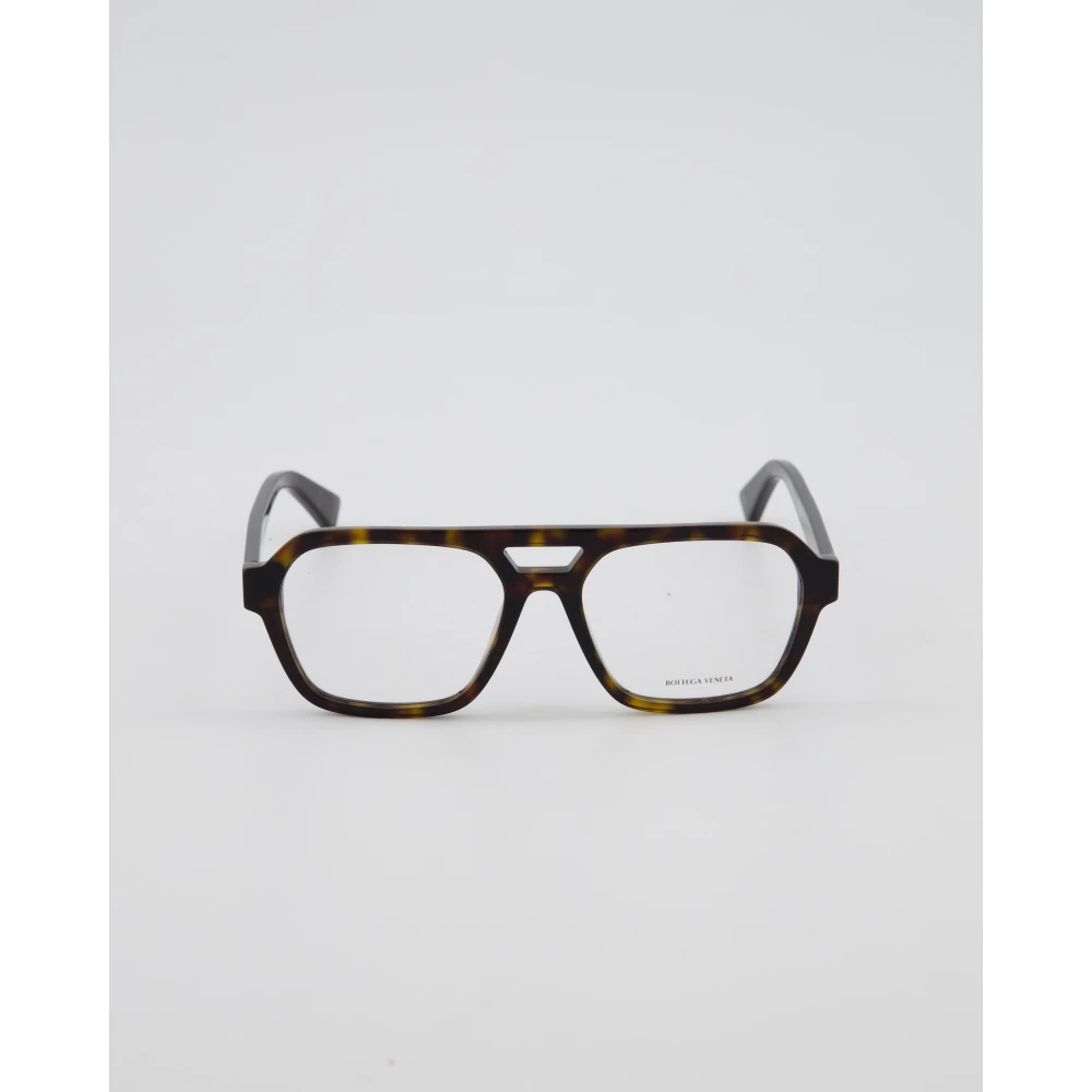 Bottega Veneta Stijlvolle Pilotbril in Havana Brown Unisex