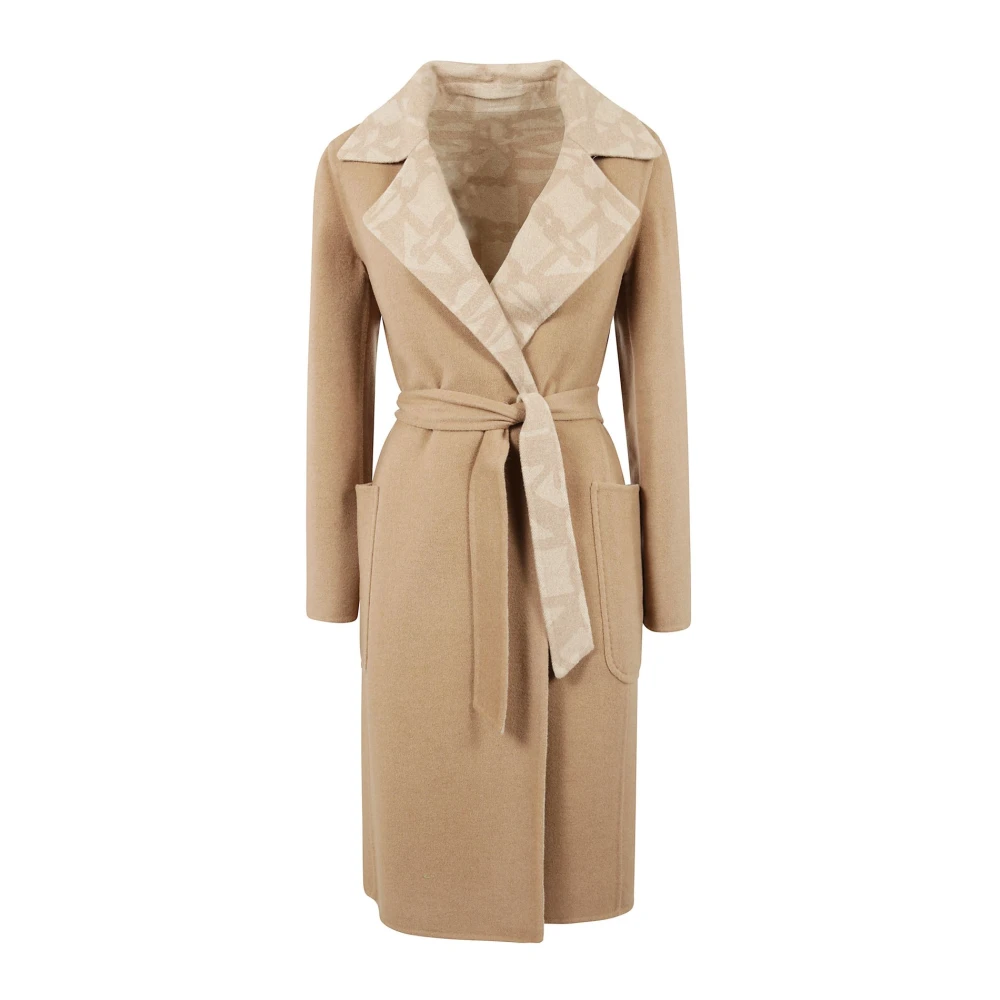 Max Mara Stijlvolle Kamelenjas voor Vrouwen Brown Dames