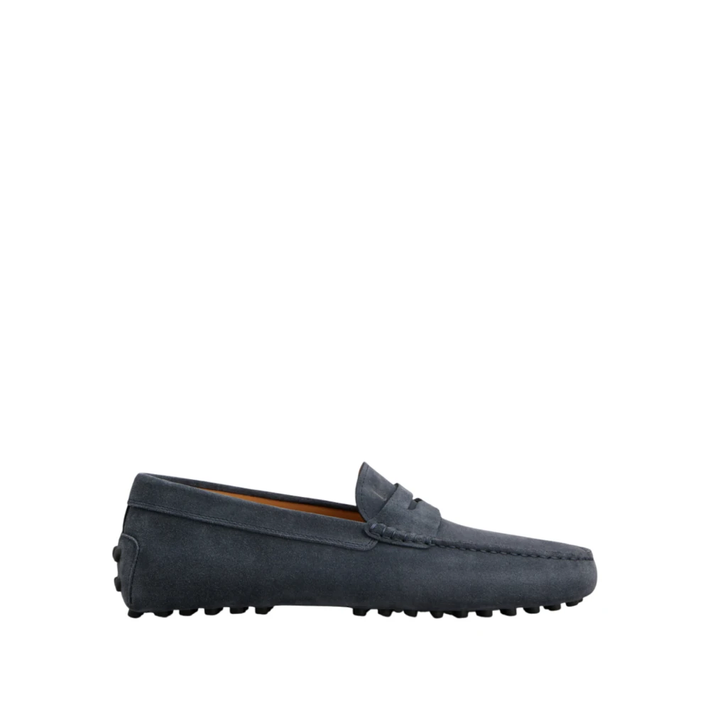 Tod's Mocka Casual Loafers Blue, Herr