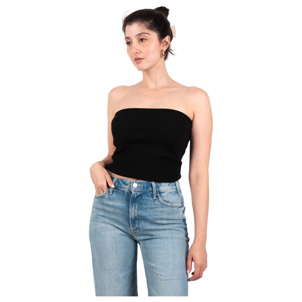 Drykorn Black Eywi Strick Corsage - Female - Sleeveless Tops - S - Tops