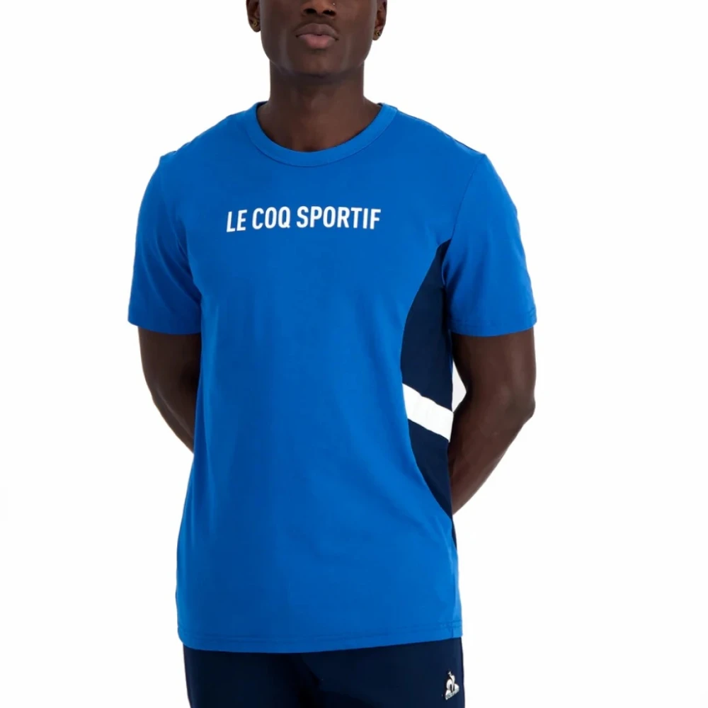 Le Coq Sportif Seizoenshemden Collectie Blue Heren