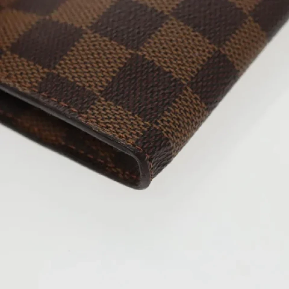 Louis Vuitton Vintage Pre-owned Canvas clutches Brown Dames